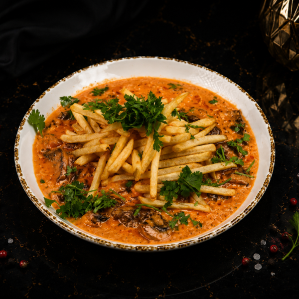 Beef stroganoff